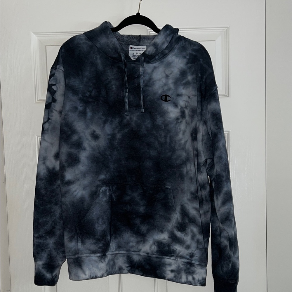 Champion Dark Tie-Dye Hoodie